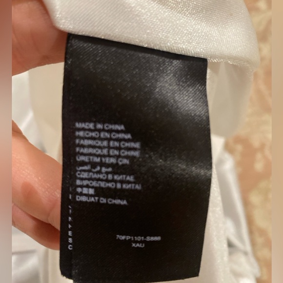 Bebe Size Small Long Sleeved Print Block Scuba Dress Robe Scuba Motif NWT - Picture 14 of 16